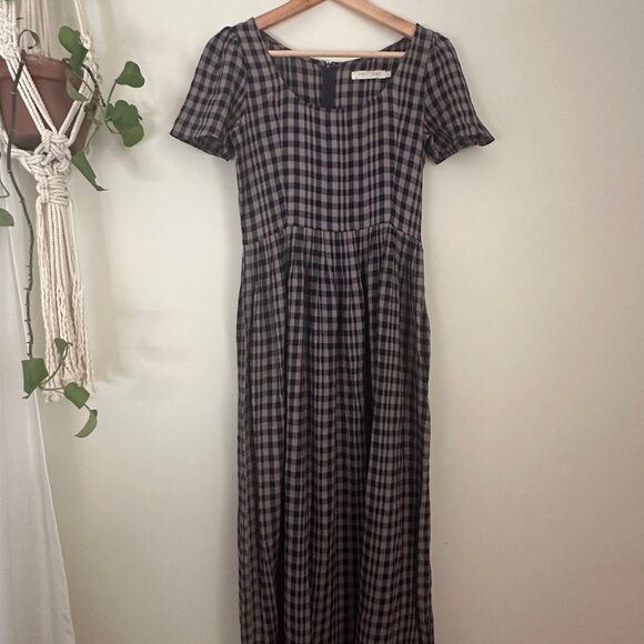 Christy Dawn Scarlet Dress - Navy Checkered - Picture 1 of 3